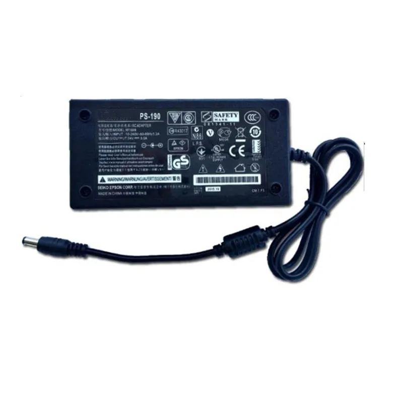 24V 3A 5.5*2.5mm PS-190 M1698 Original AC Adapter Charger for Epson Compatible With 24V 1A/2A LED Water Dispenser Power Supply
24V 3A 5.5*2.5mm PS-190 M1698 Original AC Adapter Charger for Epson Compatible With 24V 1A/2A LED Water Dispenser Power Supply