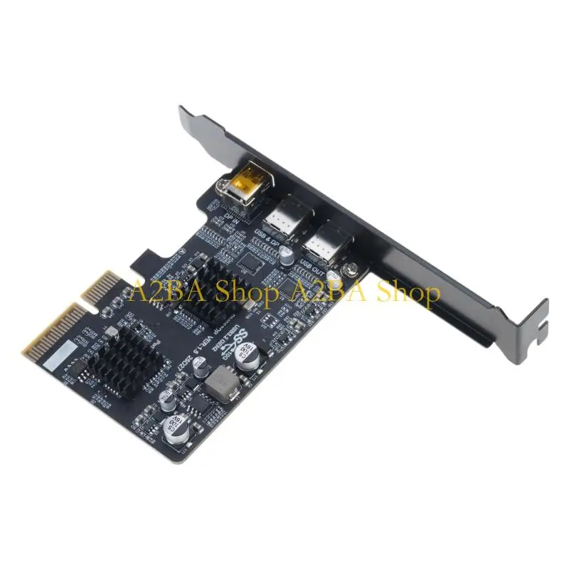 A2BA Double Type C Adapter Card For 10Gbps Data Transfer 4K Video Support
A2BA Double Type C Adapter Card For 10Gbps Data Transfer 4K Video Support