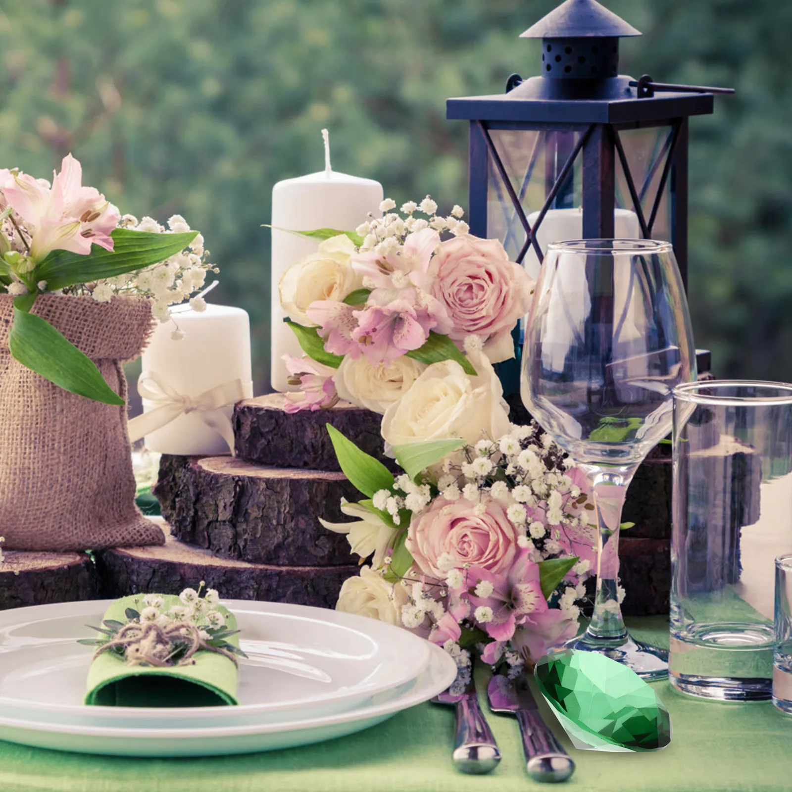 60 Mm Unique Design Diamond Decoration Romantic Atmosphere Jewels Wedding Sparkle and Glamour 
60 Mm Unique Design Diamond Decoration Romantic Atmosphere Jewels Wedding Sparkle and Glamour