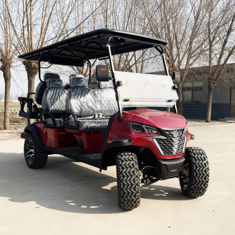 Elegant Design Golf Cart Exclusive Authorization New Energy Electric Golf Cart Black Seat With Headrest With Folding Windshield
Elegant Design Golf Cart Exclusive Authorization New Energy Electric Golf Cart Black Seat With Headrest With Folding Windshield