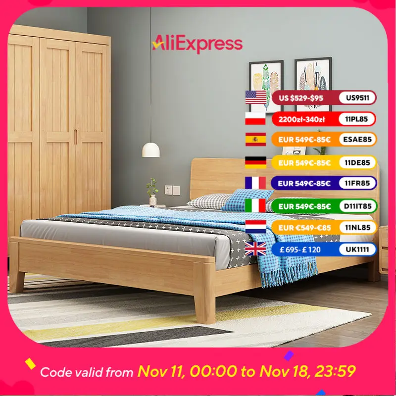 Деревянные водонепроницаемые двуспальные кровати размера «queen-size» для спальни, элитные деревянные современные роскошные кровати, двойное изголовье, европейская мебель для дома Camas
Деревянные водонепроницаемые двуспальные кровати размера «queen-size» для спальни, элитные деревянные современные роскошные кровати, двойное изголовье, европейская мебель для дома Camas