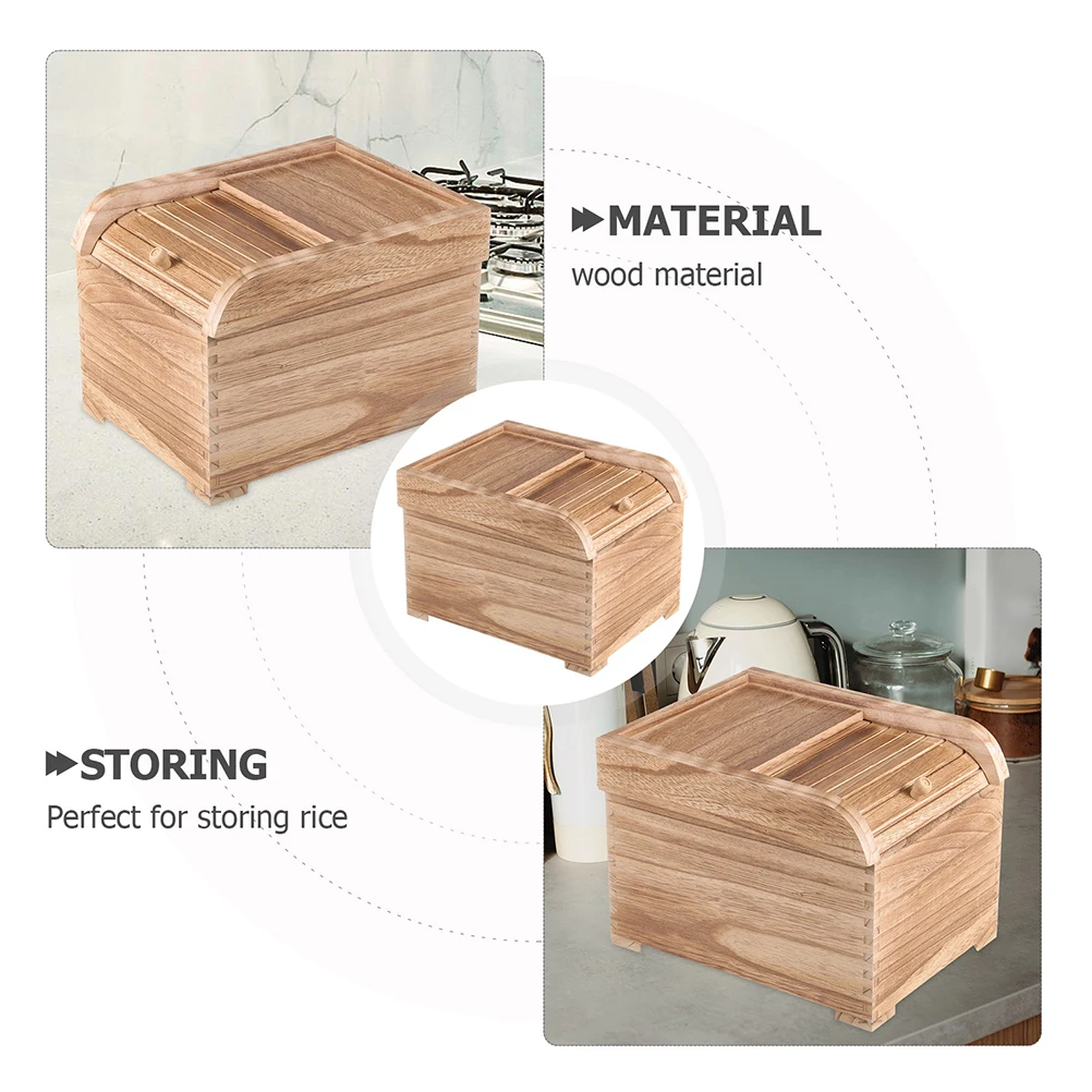 Solid Wood Box 10kg 36x28x24cm Airtight Storage Kitchen Organization Grain Kitchen Storage Organization Container Cereal
Solid Wood Box 10kg 36x28x24cm Airtight Storage Kitchen Organization Grain Kitchen Storage Organization Container Cereal