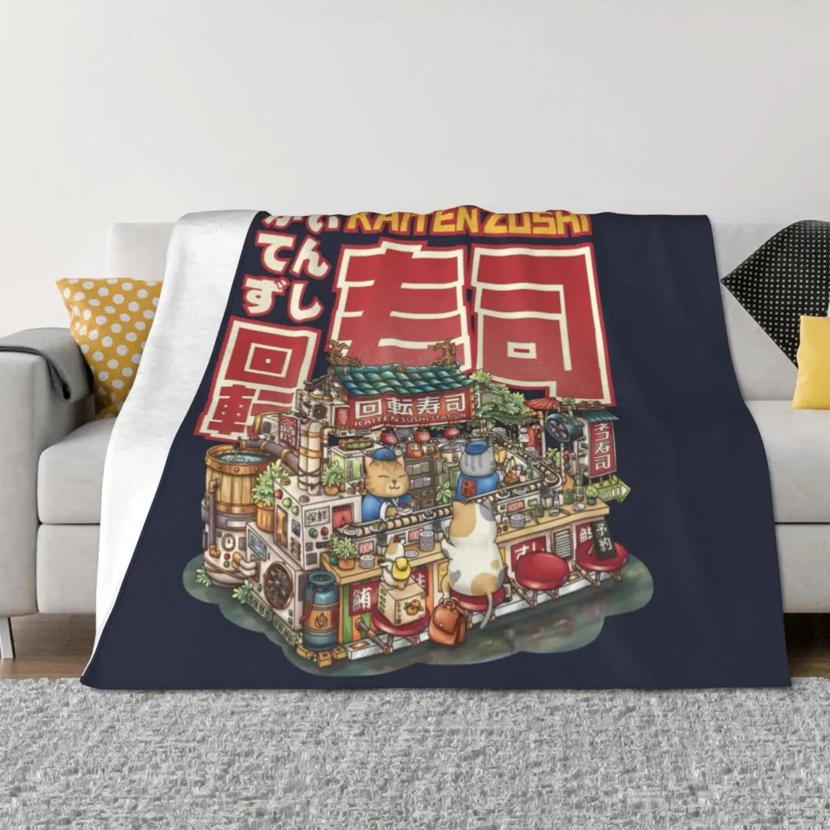 Steampunk Cat Sushi Restaurant Throw Blanket Blankets For Sofas bed plaid Decoratives Winter beds Blankets
Steampunk Cat Sushi Restaurant Throw Blanket Blankets For Sofas bed plaid Decoratives Winter beds Blankets