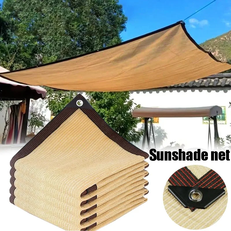 UV Resistant Beige Black Shading Cloth Mesh Cover with Grommets on The Edge of A Cool Greenhouse Garden Terrace Canopy
UV Resistant Beige Black Shading Cloth Mesh Cover with Grommets on The Edge of A Cool Greenhouse Garden Terrace Canopy