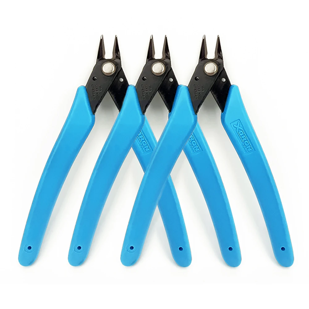170-II 5 Inch Flush Cutter, Precision Diagonal Pliers for Electronics, Jewelry Making & 3D Printing, Blue Handle Wire Cutters
170-II 5 Inch Flush Cutter, Precision Diagonal Pliers for Electronics, Jewelry Making & 3D Printing, Blue Handle Wire Cutters