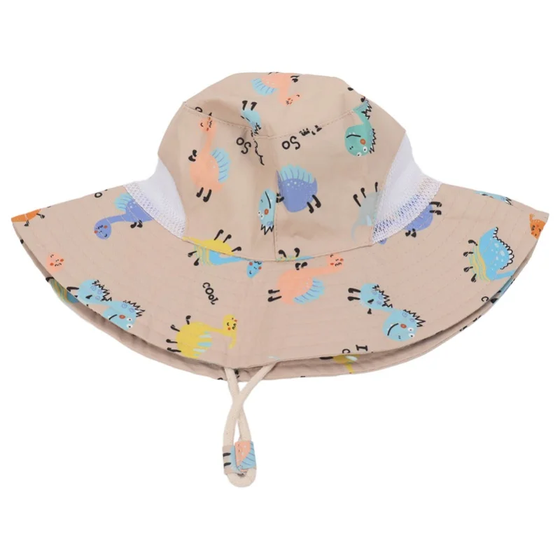 Baby Fisherman Hat Breathable Cartoon Printed Infant Sun Protection Hat With Windproof Rope For 6 Months To 3 Years Old Khaki
Baby Fisherman Hat Breathable Cartoon Printed Infant Sun Protection Hat With Windproof Rope For 6 Months To 3 Years Old Khaki