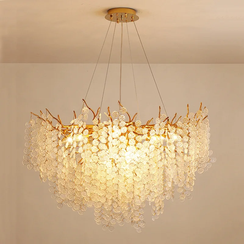 Novelty Gold glass Chandelier lamp for Dressing room Bedroom Dining Room Living Room project led tree shape Chandelier Lighting
Novelty Gold glass Chandelier lamp for Dressing room Bedroom Dining Room Living Room project led tree shape Chandelier Lighting