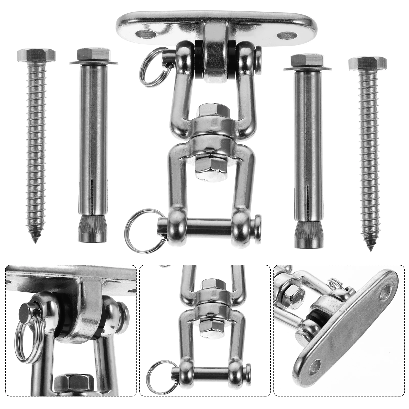 Swing Buckle Hook Stainless Steel Heavy Duty Hooks for Hammock Straps Indoor Outdoor Replacement Chair Swing Hook Suitable S
Swing Buckle Hook Stainless Steel Heavy Duty Hooks for Hammock Straps Indoor Outdoor Replacement Chair Swing Hook Suitable S