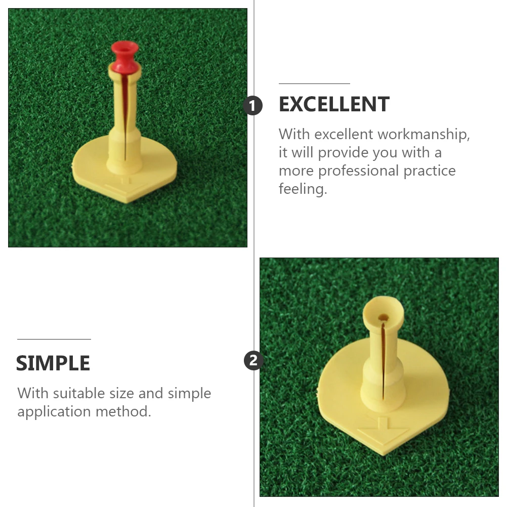Golf Nail Pads Ball Tee Holder Indoor Practice Exercise Rack Rubber Tees for Hitting off Mats
Golf Nail Pads Ball Tee Holder Indoor Practice Exercise Rack Rubber Tees for Hitting off Mats