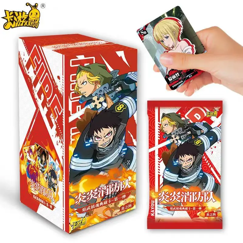 Карта Kayou Fire Force Yanwu Town Soul, карты комиксов, периферийные устройства, полный набор карт, коллекционная карта Flame Fire Brigade, в наличии, подарок
Карта Kayou Fire Force Yanwu Town Soul, карты комиксов, периферийные устройства, полный набор карт, коллекционная карта Flame Fire Brigade, в наличии, подарок