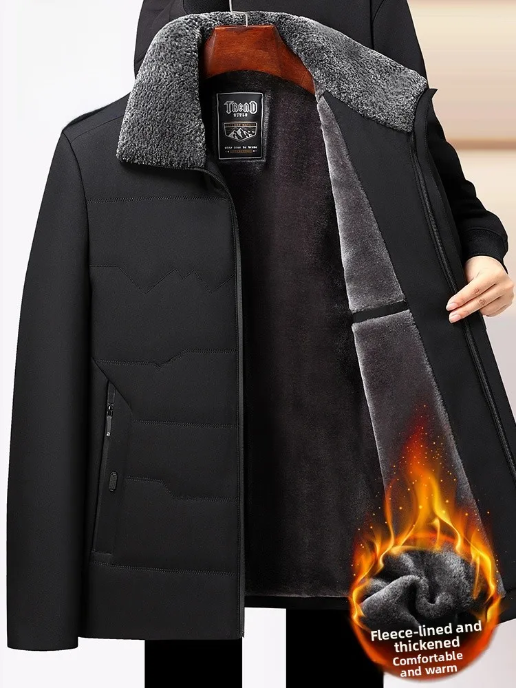 Thiened Fce Lined Холодостойкая ветрозащитная теплая хлопковая мужская верхняя одежда Busin Gentleman Sle Long Sve на молнии Cl...
Thiened Fce Lined Холодостойкая ветрозащитная теплая хлопковая мужская верхняя одежда Busin Gentleman Sle Long Sve на молнии Cl...