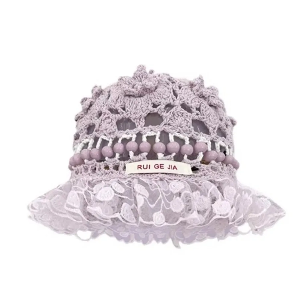 Ins Handmade Crochet Bucket Hat Summer Hollow Beads Knitted Hat Women Ruffles Weave Basin Caps Streetwear
Ins Handmade Crochet Bucket Hat Summer Hollow Beads Knitted Hat Women Ruffles Weave Basin Caps Streetwear