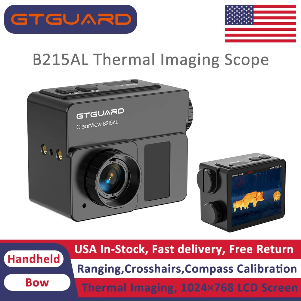 GTGUARD B215AL Thermal Imaging Scope Night Vision Goggles Handheld Photo and Video Recorder Camera Compatible with Compound Bow Sight
GTGUARD B215AL Thermal Imaging Scope Night Vision Goggles Handheld Photo and Video Recorder Camera Compatible with Compound Bow Sight