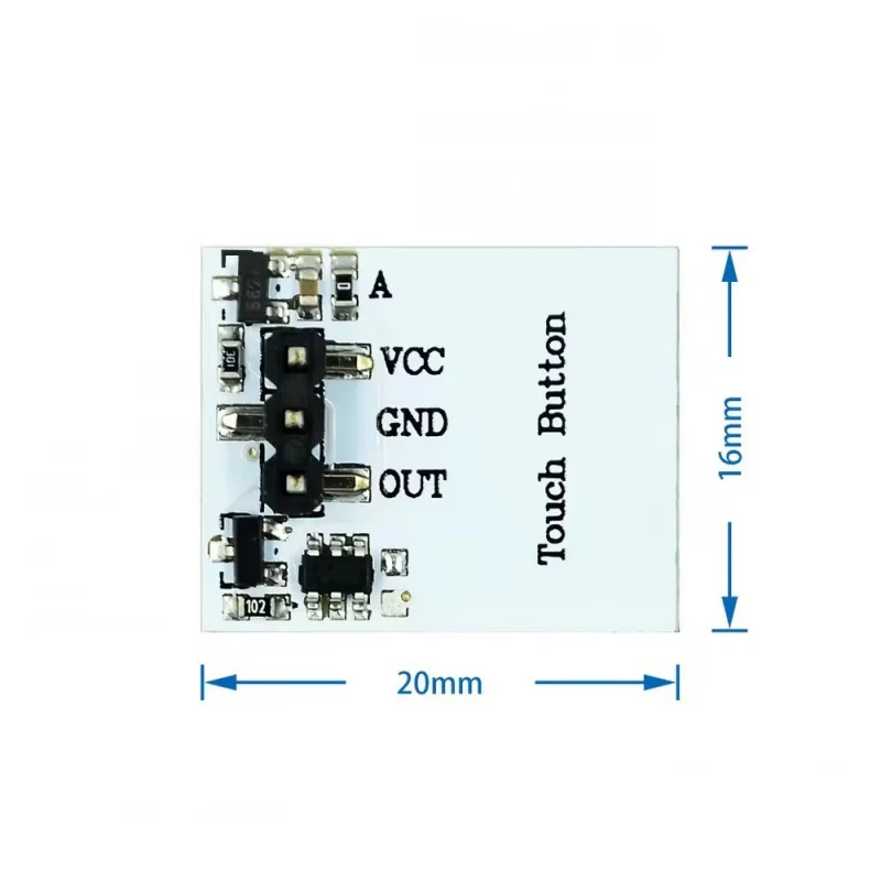 HTTMSeries Capacitive Switch Button Module 2.7V-6VModule Strong interference resistance Five Colors
HTTMSeries Capacitive Switch Button Module 2.7V-6VModule Strong interference resistance Five Colors