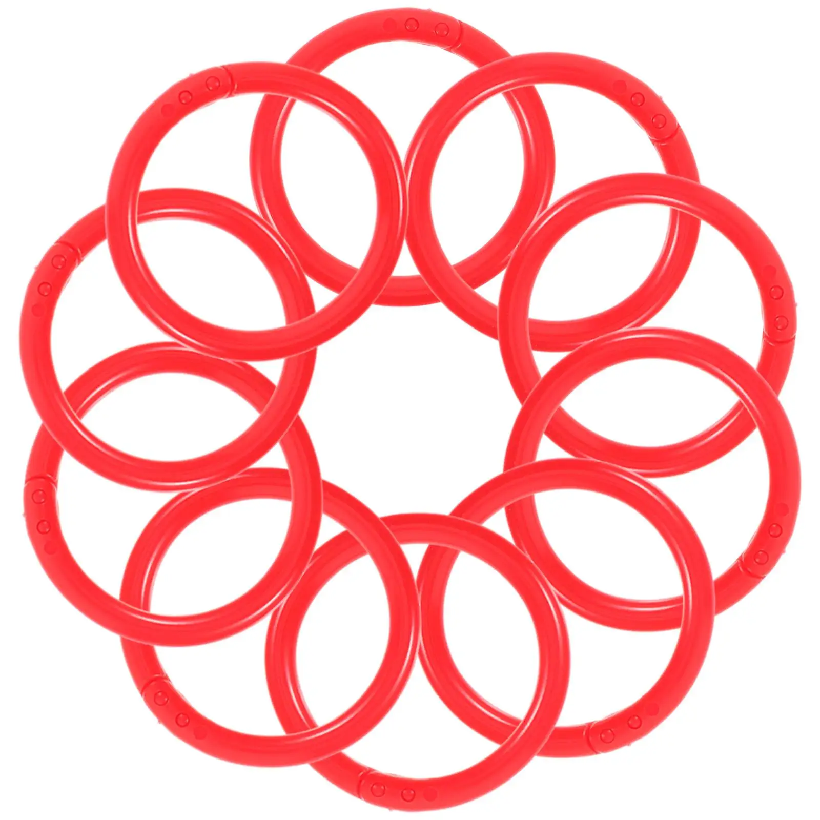 100pcs Plastic Binder Rings 20mm Red Book Ring for DIY Planner Flash Cards Leaf Brochure Name Tags Instruction Guides
100pcs Plastic Binder Rings 20mm Red Book Ring for DIY Planner Flash Cards Leaf Brochure Name Tags Instruction Guides