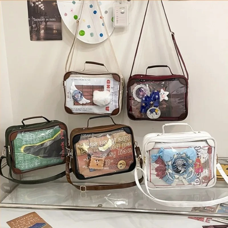 PU Square Ita Bags for Woman Shoulder Crossbady Bag Japanese Jk Bolso Simple Retro Sac Femme Multi-function Bolsos De Mujer
PU Square Ita Bags for Woman Shoulder Crossbady Bag Japanese Jk Bolso Simple Retro Sac Femme Multi-function Bolsos De Mujer