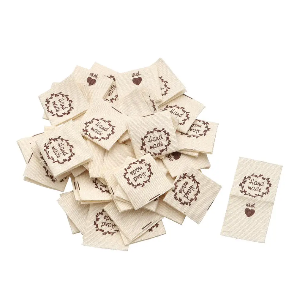 50PCS Heart Shape Sheep Scissors Woven Knitted Supplies Clothing Tags Cloth Garment Labels Handmade With Love Sewing Accessories
50PCS Heart Shape Sheep Scissors Woven Knitted Supplies Clothing Tags Cloth Garment Labels Handmade With Love Sewing Accessories