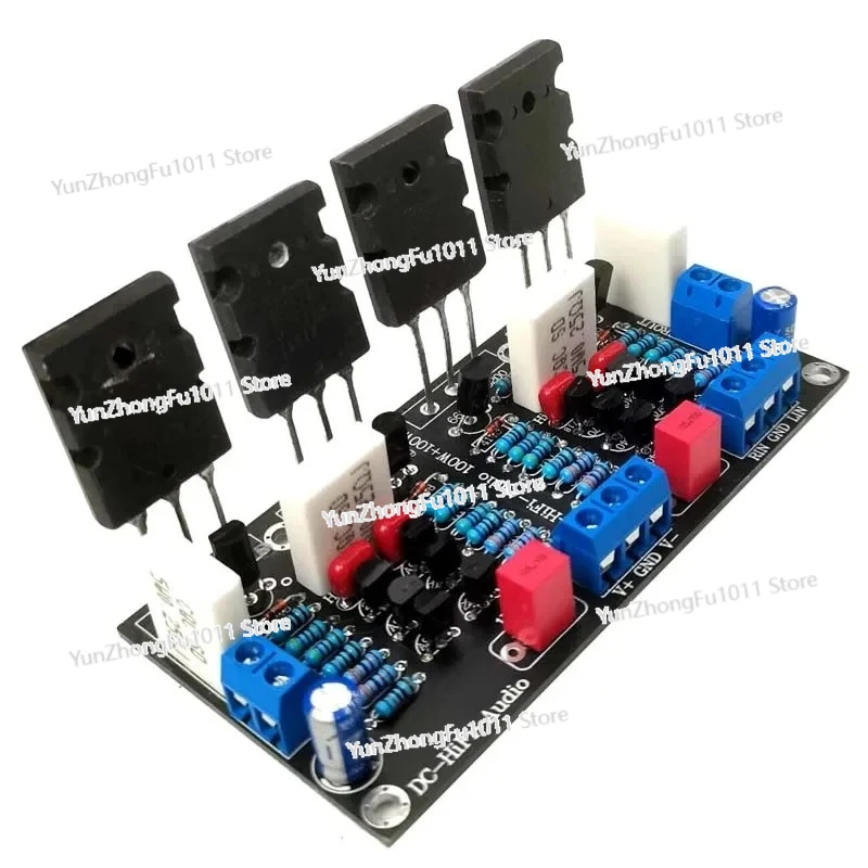 New Low Voltage Version DC 10 - 60V Tosiba 2SC5200+2SA1943 100W + 100W Stereo Tube HIFI Audio Power Amplifier Board
New Low Voltage Version DC 10 - 60V Tosiba 2SC5200+2SA1943 100W + 100W Stereo Tube HIFI Audio Power Amplifier Board