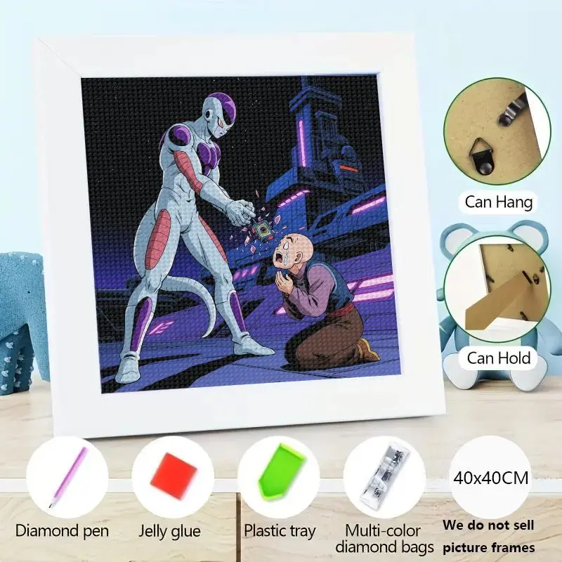 1PC Dragon Ball Z Diamond Painting Kit Home Decor Frieza Krillin Iconic Scene Wall Art Anime Full Drill 5D Rhinestone Embroidery
1PC Dragon Ball Z Diamond Painting Kit Home Decor Frieza Krillin Iconic Scene Wall Art Anime Full Drill 5D Rhinestone Embroidery