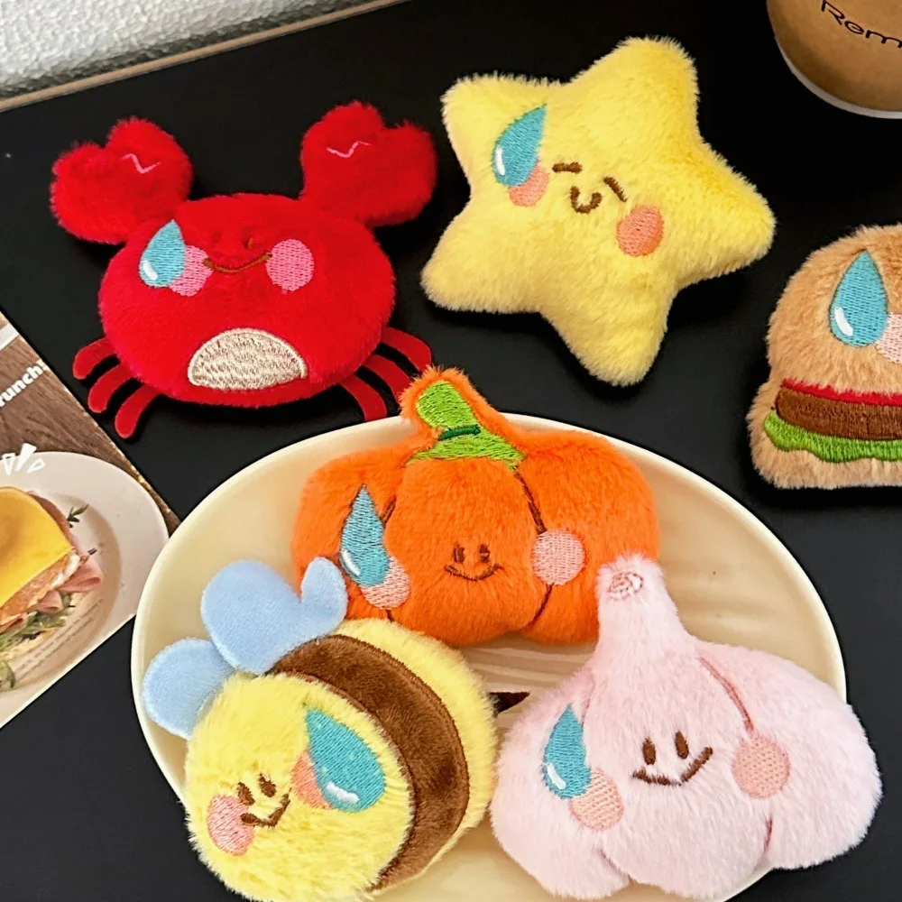 New Cartoon Food Theme Plush Doll Keychain Creative Sweating Expression Backpack Pendant Bee Stars Fruit Bag Charm Casual Wear
New Cartoon Food Theme Plush Doll Keychain Creative Sweating Expression Backpack Pendant Bee Stars Fruit Bag Charm Casual Wear
