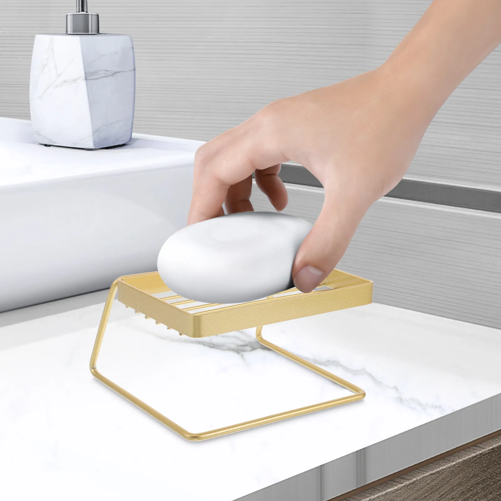 Stainless Steel Soap Dish Self Draining Bar Soap Holder for Shower Sink Kitchen Bathroom Tray Sponge Holder for Bathroom
Stainless Steel Soap Dish Self Draining Bar Soap Holder for Shower Sink Kitchen Bathroom Tray Sponge Holder for Bathroom