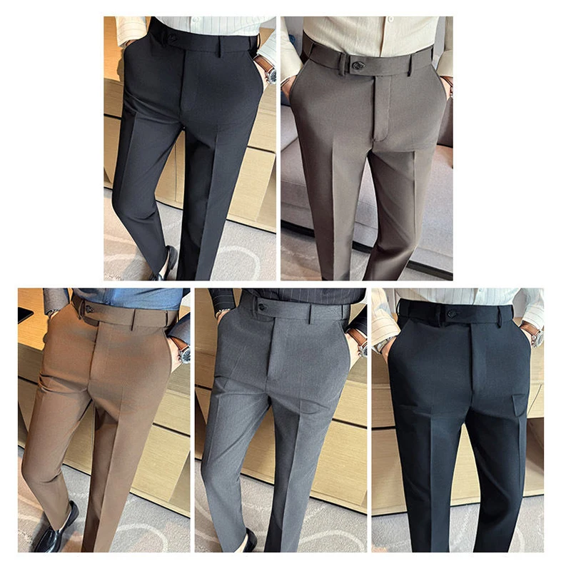 2025 Fall/Winter Premium Stretch Waistband Wrinkle-Resistant No-Iron Casual Pants for Men,Fashion Slim-Fit Men's Suit Trousers
2025 Fall/Winter Premium Stretch Waistband Wrinkle-Resistant No-Iron Casual Pants for Men,Fashion Slim-Fit Men's Suit Trousers