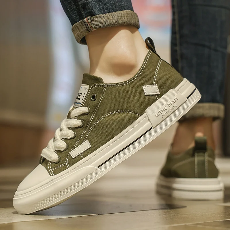 Canvas and board shoes Spring and summer Trendy men's style Outdoor Fashion Party Quality Comfortable sports and leisure shoes
Canvas and board shoes Spring and summer Trendy men's style Outdoor Fashion Party Quality Comfortable sports and leisure shoes