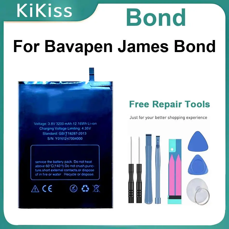 Новые улучшенные аккумуляторы для Bavapen James, с инструментами
Новые улучшенные аккумуляторы для Bavapen James, с инструментами