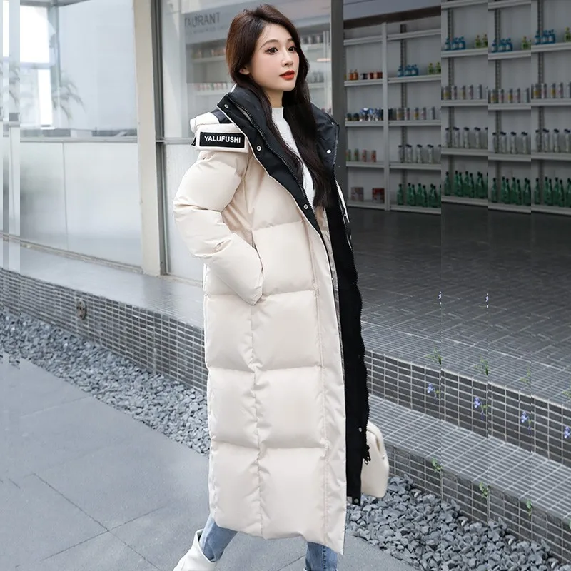 Women's Mid-Length Thiened Du down Jaet Over-Knee Long Winter Coat White Faionable Commute Sle Straight Cut
Women's Mid-Length Thiened Du down Jaet Over-Knee Long Winter Coat White Faionable Commute Sle Straight Cut