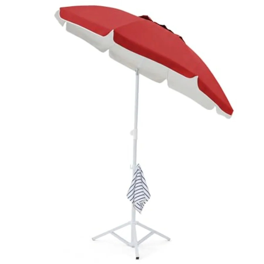6.5ft Sun Shade Umbrellas, Portable Umbrella with Stand, Lightweight Sun Protection Free Standing Sport Umbrella for Outdoor Sp
6.5ft Sun Shade Umbrellas, Portable Umbrella with Stand, Lightweight Sun Protection Free Standing Sport Umbrella for Outdoor Sp