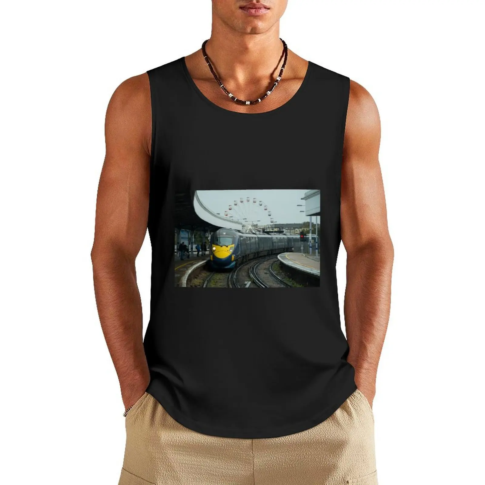 Margate Javelin Tank Top Men's summer vest mens clothing bodybuilding men Men's fitness t-shirt
Margate Javelin Tank Top Men's summer vest mens clothing bodybuilding men Men's fitness t-shirt