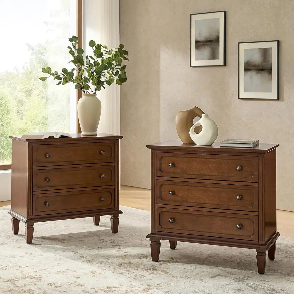 Charging Station End Table, Wooden Organizer with Legs, 2-Piece Century Modern Walnut Set
Charging Station End Table, Wooden Organizer with Legs, 2-Piece Century Modern Walnut Set