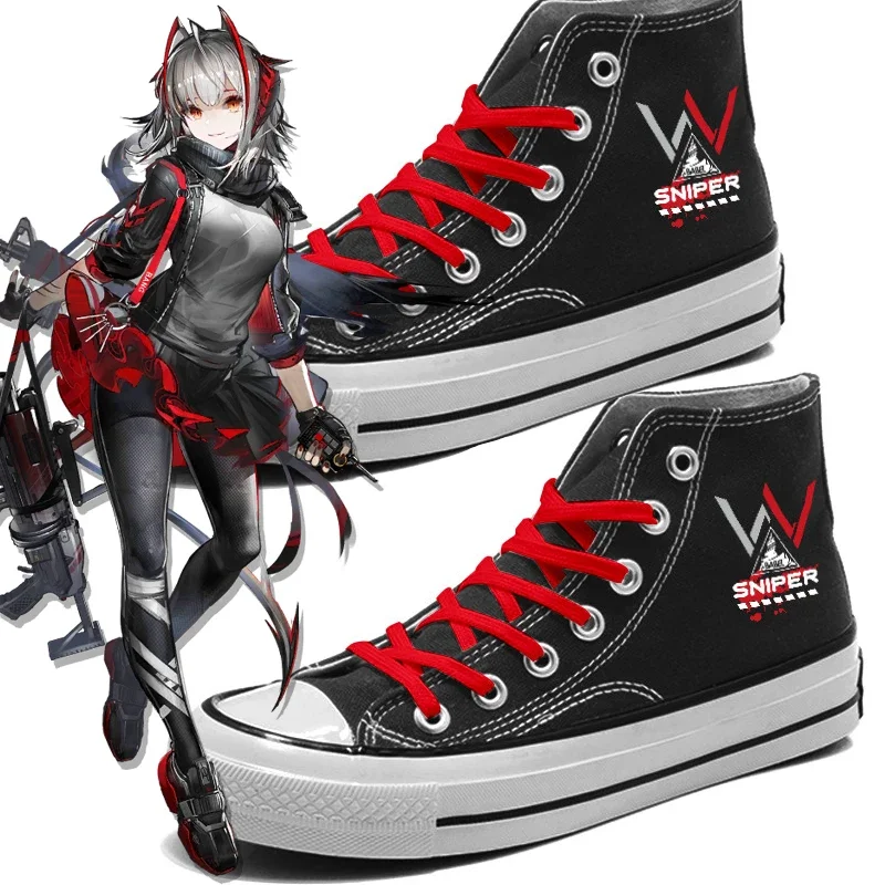 Anime Game Arknights EXUSIAI W Lappland Canvas Shoes Women Men Student Ankle Boots Sneakers Autumn Winter High Top Sport Shoes
Anime Game Arknights EXUSIAI W Lappland Canvas Shoes Women Men Student Ankle Boots Sneakers Autumn Winter High Top Sport Shoes