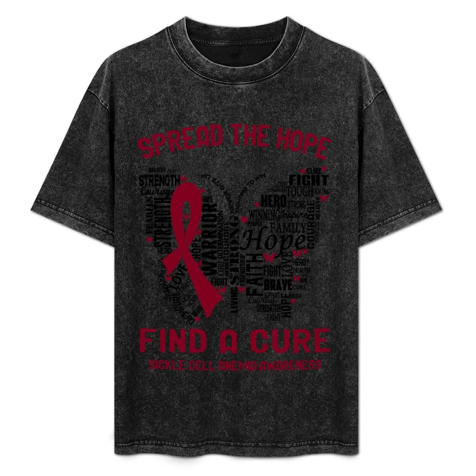 Sickle Cell Anemia Awareness - Spread The Hope Find A Cure T-Shirt Basic Plain Tee for Spring and Summer
Sickle Cell Anemia Awareness - Spread The Hope Find A Cure T-Shirt Basic Plain Tee for Spring and Summer