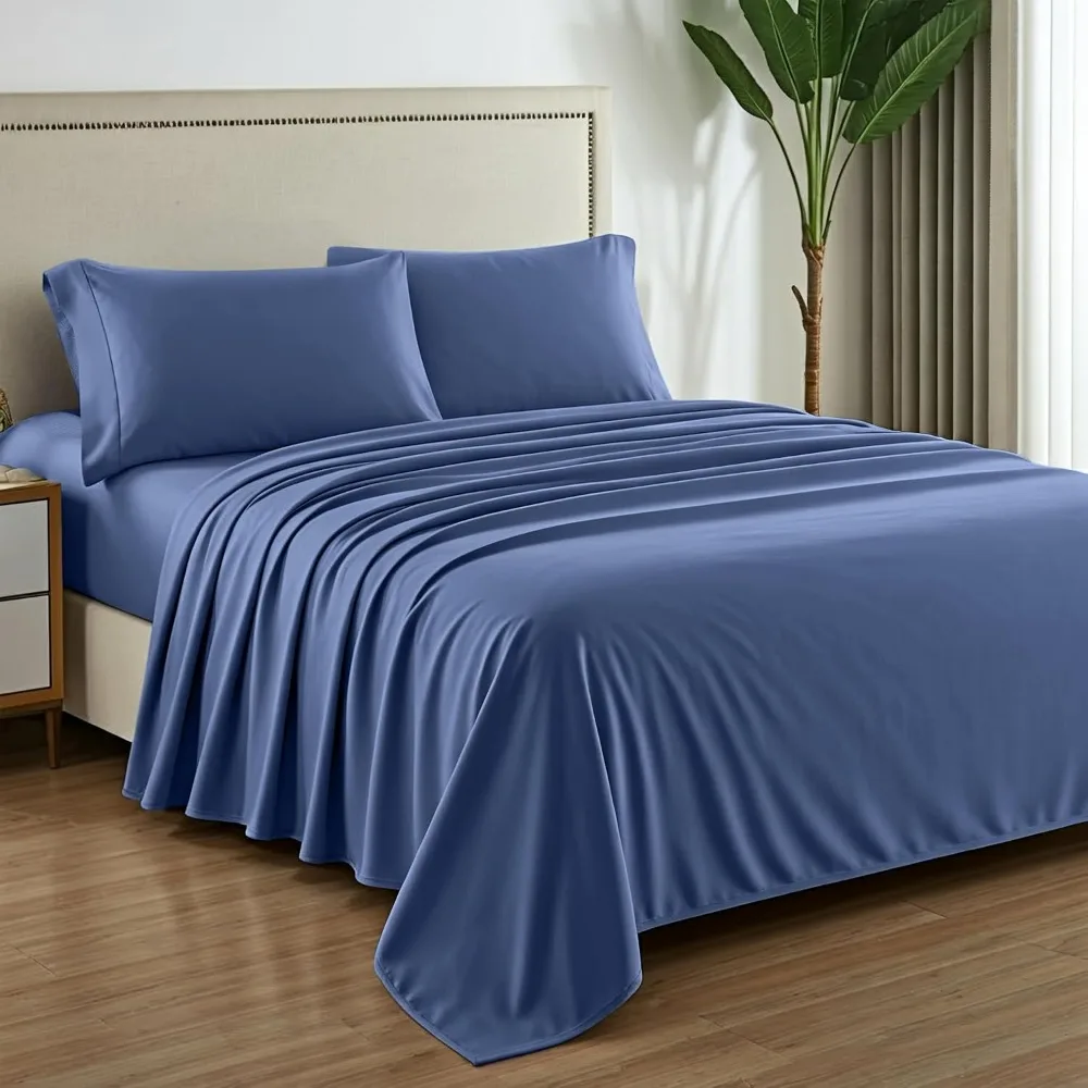 Mayfair Linen 100% Egyptian Cotton Sheets Queen Size - 1000 High Thread Count Sheets, 4 PC Luxury Hotel King Size Sheet Set, 16
Mayfair Linen 100% Egyptian Cotton Sheets Queen Size - 1000 High Thread Count Sheets, 4 PC Luxury Hotel King Size Sheet Set, 16