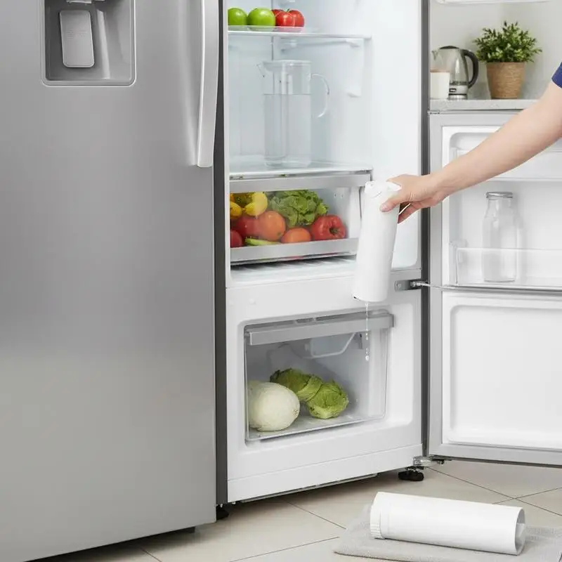 Fridge Purification Cartridge 1 Pack For Home Kitchen Office, Lead Sediment Reduction Chlorine Taste Odor Removal 70+ Contaminants White Finish
Fridge Purification Cartridge 1 Pack For Home Kitchen Office, Lead Sediment Reduction Chlorine Taste Odor Removal 70+ Contaminants White Finish