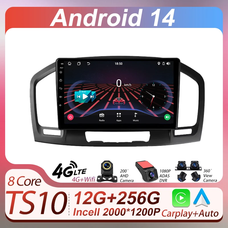 Для Buick Regal для Opel Insignia 1 2009-2013 Автомобильный радиоплеер Android 14 Mirror Link 8-ядерный GPS-навигатор Сенсорный экран Wi-Fi
Для Buick Regal для Opel Insignia 1 2009-2013 Автомобильный радиоплеер Android 14 Mirror Link 8-ядерный GPS-навигатор Сенсорный экран Wi-Fi