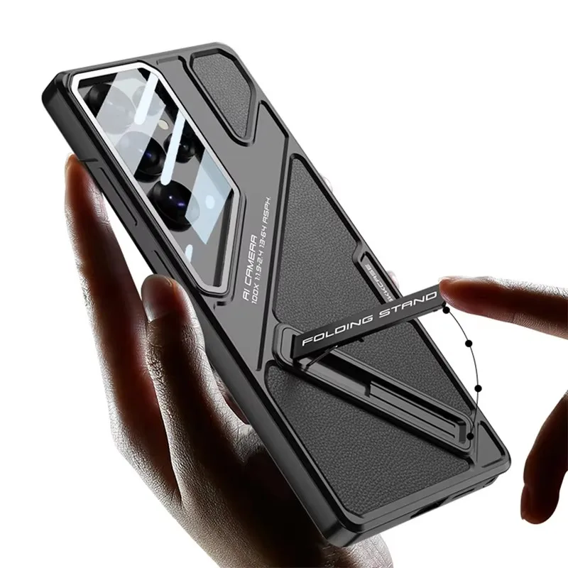 Ultra-Thin Leather Holder Phone Case For Samsung Galaxy S25 S24 S23 Ultra Hard PC Lens Protection Matte Shockproof Luxury Cover
Ultra-Thin Leather Holder Phone Case For Samsung Galaxy S25 S24 S23 Ultra Hard PC Lens Protection Matte Shockproof Luxury Cover