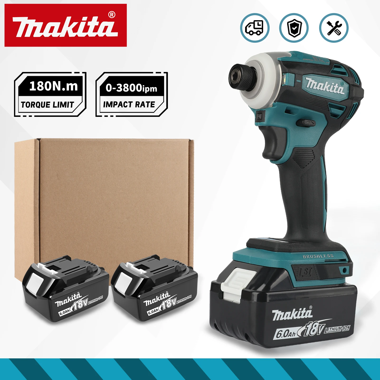 Makita DTD172 Wireless Drills Charging Drill Brushless Driver 18V Electric Screwdriver Impact Hand Electric Drill Electric Tool
Makita DTD172 Wireless Drills Charging Drill Brushless Driver 18V Electric Screwdriver Impact Hand Electric Drill Electric Tool