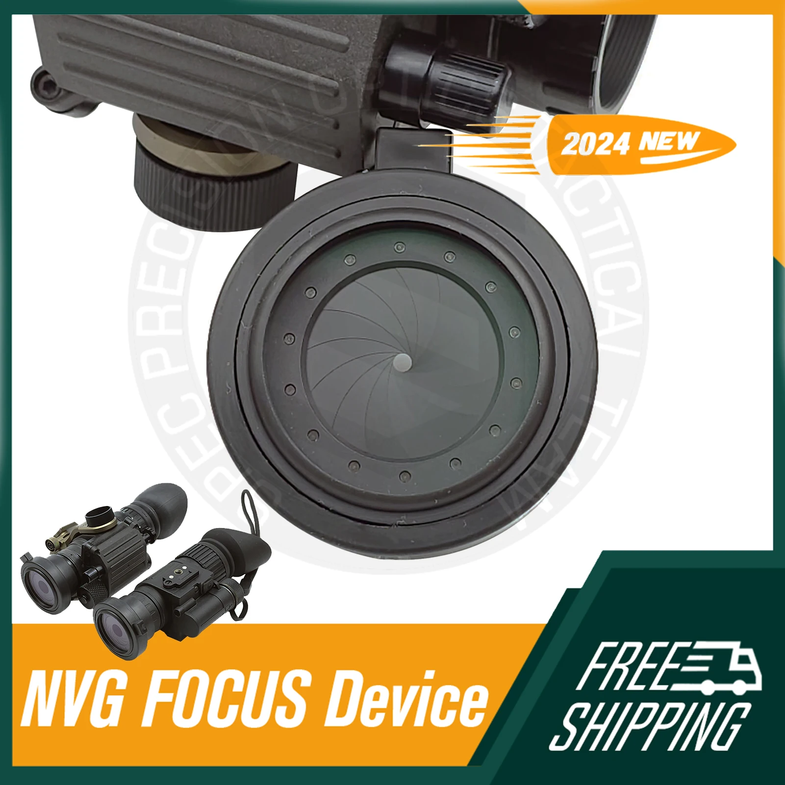 SPECPRECISION NVG Focus Enhancement Device Night Vision Universal Focus Adjustable Iris Aperture for PVS-14, PVS-31, PVS-18
SPECPRECISION NVG Focus Enhancement Device Night Vision Universal Focus Adjustable Iris Aperture for PVS-14, PVS-31, PVS-18
