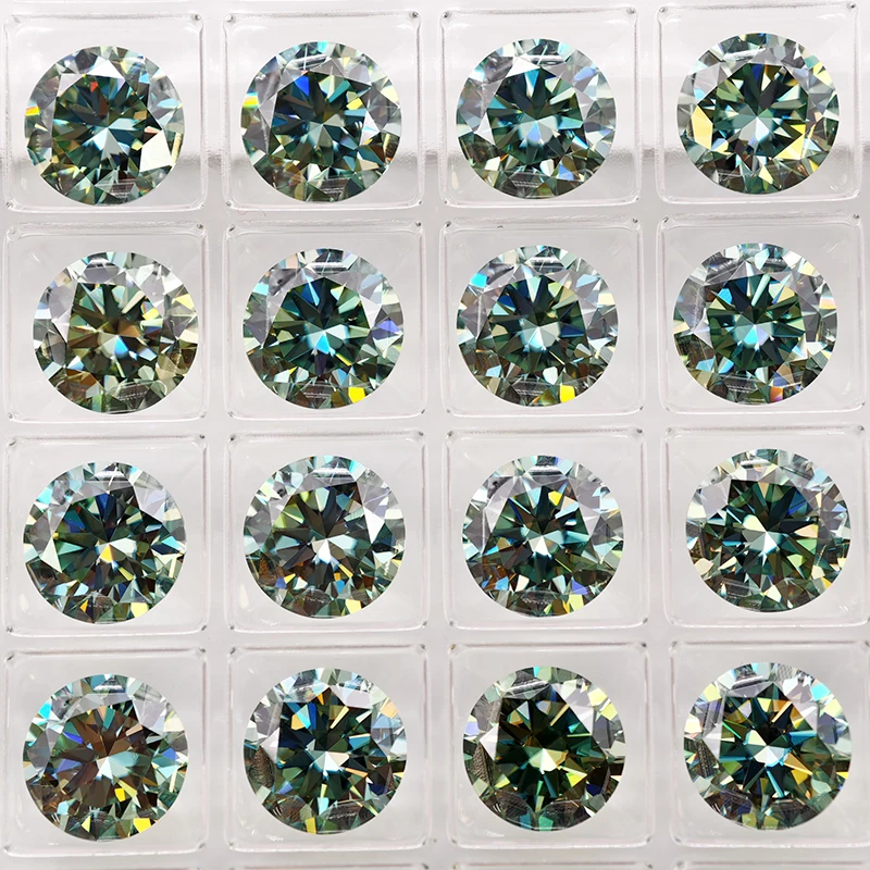 Natural Peacock Blue Moissanite 1.0-3.0ct Round Cut Moissanite Gemstone With GRA Certificate
Natural Peacock Blue Moissanite 1.0-3.0ct Round Cut Moissanite Gemstone With GRA Certificate