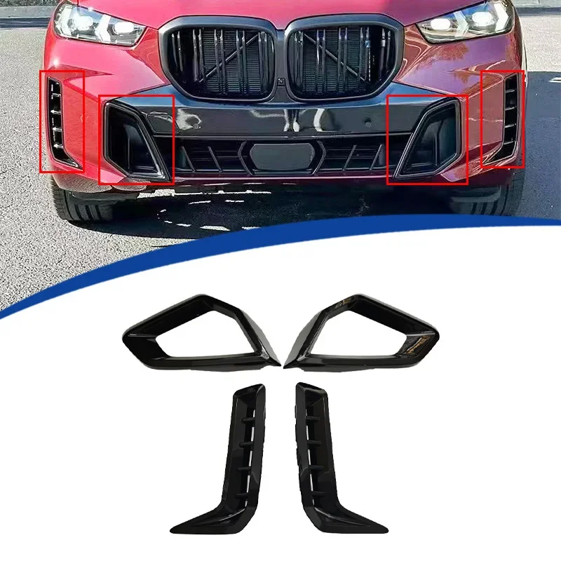 Suitable for 2023 X5 later G05 pasting M60 bright black blackening kit air intake grille fangs
Suitable for 2023 X5 later G05 pasting M60 bright black blackening kit air intake grille fangs
