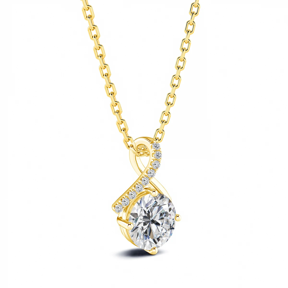 14K Gold Moissanite Necklace for Women 925 Sterling Silver Pendant D Color VVS1 Luxury Dainty Anniversary Valentine's Day Jewel
14K Gold Moissanite Necklace for Women 925 Sterling Silver Pendant D Color VVS1 Luxury Dainty Anniversary Valentine's Day Jewel