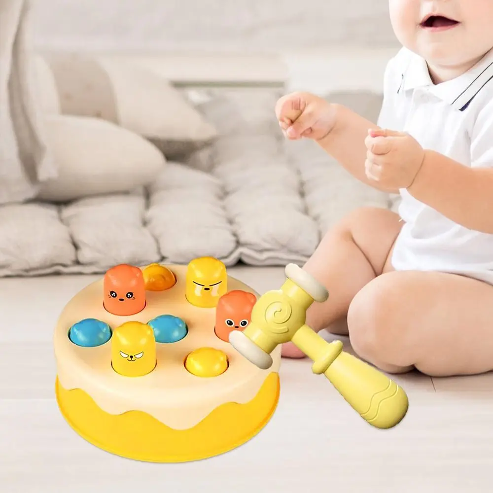 ABS Animal Theme Knocking Game Cake Shape Learning Cognition Whack-a-mole Toy Hand Eye Coordination Puzzle Toy
ABS Animal Theme Knocking Game Cake Shape Learning Cognition Whack-a-mole Toy Hand Eye Coordination Puzzle Toy