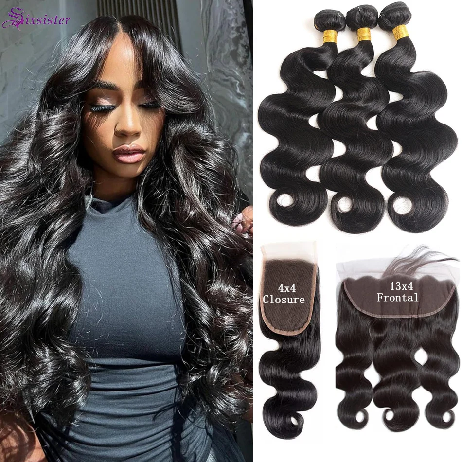 Наборы бразильских волос Body Wave с фронтальной кружевной вставкой 13x4, 100% натуральные волосы, 3 пучка с закрывающей вставкой 4x4, натуральный цвет
Наборы бразильских волос Body Wave с фронтальной кружевной вставкой 13x4, 100% натуральные волосы, 3 пучка с закрывающей вставкой 4x4, натуральный цвет