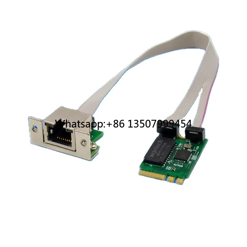 1 M.2 A+E RTL8125BG Internal Single Port/RJ45 1Gbps Industrial Control Network Card for Desktops in Stock
1 M.2 A+E RTL8125BG Internal Single Port/RJ45 1Gbps Industrial Control Network Card for Desktops in Stock