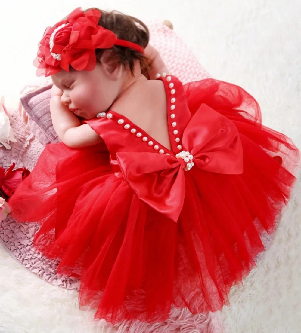 2 Piece Set Newborn Baby Red Dress for Photoshooting Newborn Photography Props Infant Bow Pearl Dress with Rose Hairband
2 Piece Set Newborn Baby Red Dress for Photoshooting Newborn Photography Props Infant Bow Pearl Dress with Rose Hairband