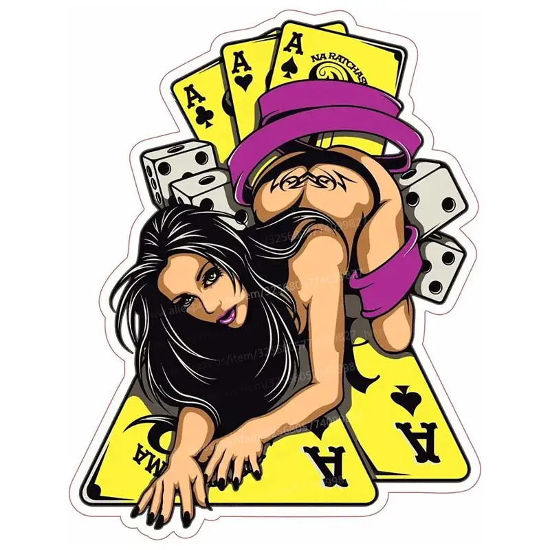 Playing Cards and Dice Car Sticker Waterproof Vinyl Decal on Bumper Rear Window Laptop Decal For Car Accessories SH521
Playing Cards and Dice Car Sticker Waterproof Vinyl Decal on Bumper Rear Window Laptop Decal For Car Accessories SH521