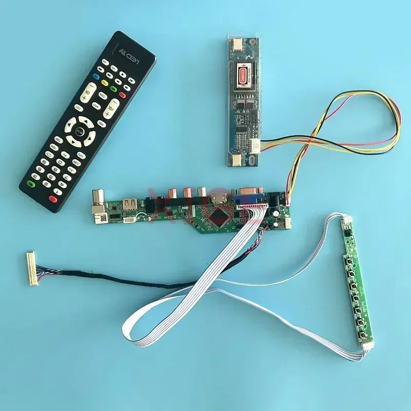For LP150X12 QD15XL11 QD15XL15 N150X7 LCD Controller Card 1024*768 30 Pin LVDS Kit DIY TV Analog 2CCFL VGA+HDMI+AV+USB+IR Screen
For LP150X12 QD15XL11 QD15XL15 N150X7 LCD Controller Card 1024*768 30 Pin LVDS Kit DIY TV Analog 2CCFL VGA+HDMI+AV+USB+IR Screen