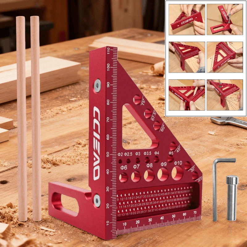 Laser Engraving Aluminum Marking Multi-Angle Measuring Ruler,Exquisite Box with Two Pencils, A Great Choice for Giving Gifts
Laser Engraving Aluminum Marking Multi-Angle Measuring Ruler,Exquisite Box with Two Pencils, A Great Choice for Giving Gifts